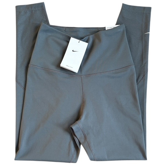 NWT Nike One Dri-Fit Leggings Grey Size XS - Picture 1 of 8